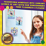 SUNGEMMERS Diamond Window Art Craft Kits for Kids 8-12 - Fun for Girls Ages 8-12, Spring Crafts for Kids Ages 8-12 - Great 6 7 8 9 10 Year Old Girl PURPLE LADYBUG
