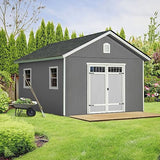 Handy Home Products Scarsdale 10x16 Do-It-Yourself Wooden Storage Shed Handy Home Products