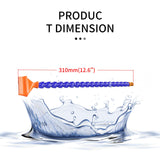 Aopin Plastic 1/4" Thread Flexible Cutting Fluid Oil and Water Cooling Hose With Adjustable Stability Angle With Bandwidth Flat Nozzle for Aopin