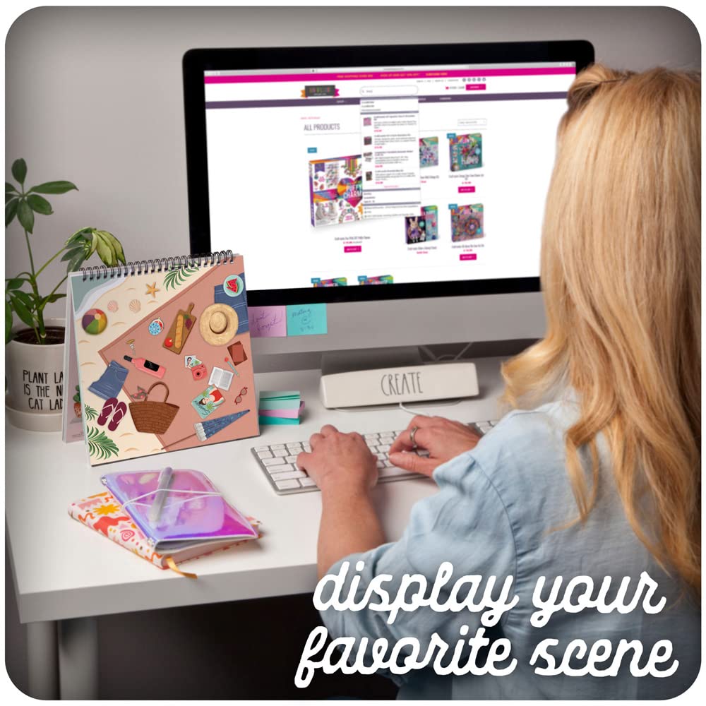 Sticker & Chill — Personal Spaces — Relax and Unwind with Repositionable Stickers — for Teens and Adults Craft Crush