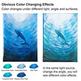 Shuttle Art Color Change Acrylic Paint, 20 Chameleon Colors Acrylic Paint, 60ml/2oz Bottles, Iridescent Paint for Artists, Beginners, Kids Painting & Shuttle Art
