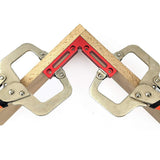 90 Degree 4.7" x 4.7" Positioning Squares (Pack of 2 Pieces), Aluminium Alloy Corner Clamping Square, Right Angle Clamps Woodworking Carpenter Tool Beikalone