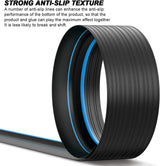 Jin&Bao Universal Garage Door Threshold Seal Strip 20FT Kit, Bottom Waterproof Rubber Weather Stripping Replacement（Blue） Jin&Bao