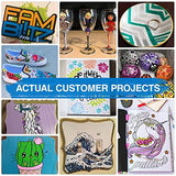 Oil Based Paint Pen, Permanent Paint Marker: Quick-Dry, Waterproof Paint Set of 12 for Rock Painting, Glass, Fabric, Ceramic, Wood, Metal, Mug, DAPAWIN