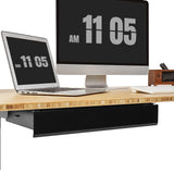 FLEXISPOT Under Desk Pull-Out Drawer Standing Desk Storage Organizer, Sliding Security Workstation Drawers (L, Black) FLEXISPOT