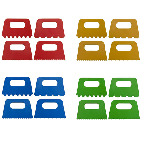 Lependor Paint Scrapers Kit, 16Pcs Paint Scraper Tool for Arts Crafts DIY Paint Scraping Learning Knife Pottery Kids Play Oil Children Painting Tools Lependor