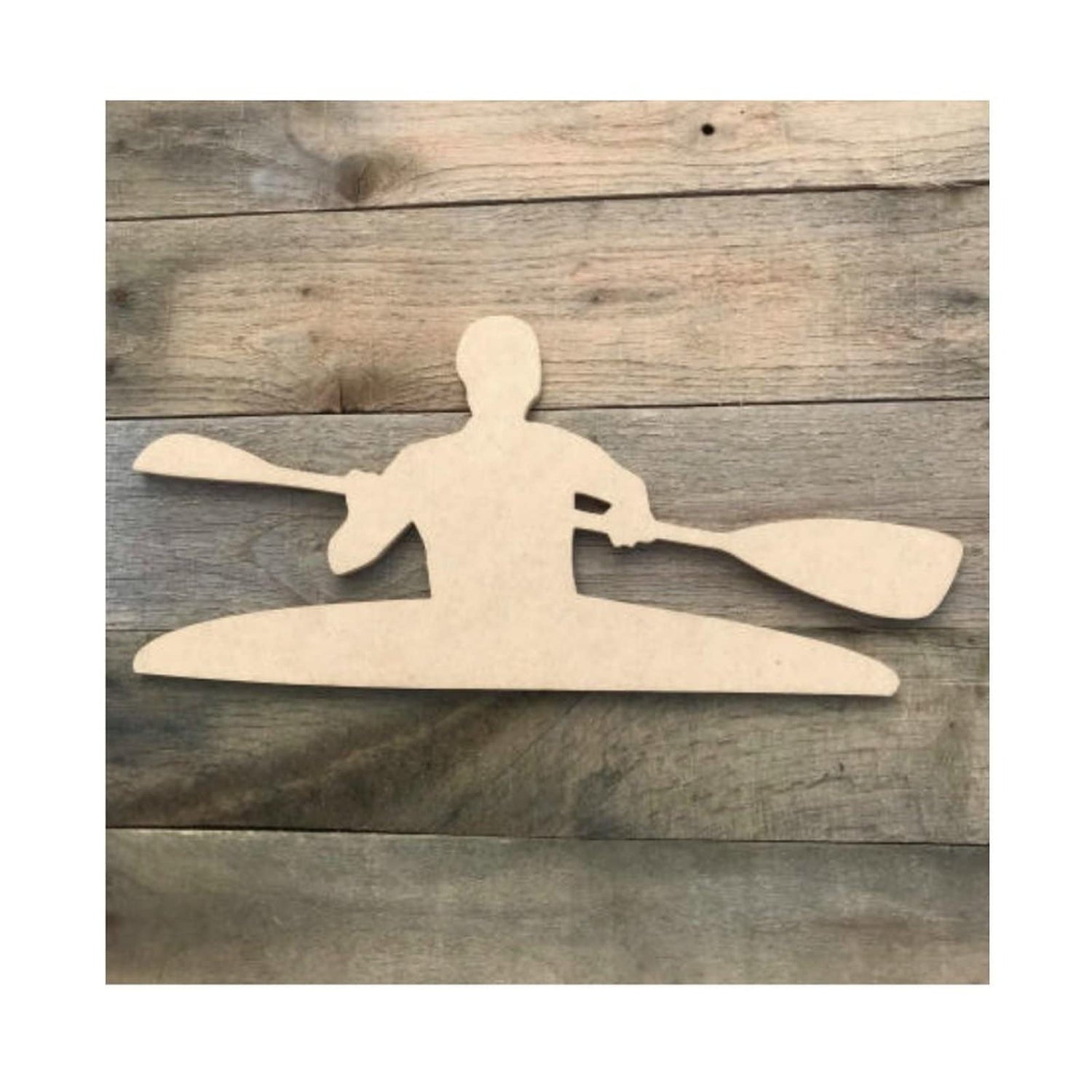 Canoe Boat Wood Craft,Unfinished Wooden Cutout Art,DIY Wood Sign, Inspirational Farmhouse Wall Plaque,Rustic Home Decor for Home Room Office Garden Arupkeer