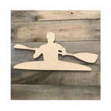 Canoe Boat Wood Craft,Unfinished Wooden Cutout Art,DIY Wood Sign, Inspirational Farmhouse Wall Plaque,Rustic Home Decor for Home Room Office Garden Arupkeer