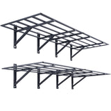 VEVOR Garage Shelving Wall Mounted, 2 x 6 ft Heavy Duty Garage Wall Shelves, 1600 lbs Load Capacity Garage Storage Rack Floating Shelves, 2 Pack, VEVOR