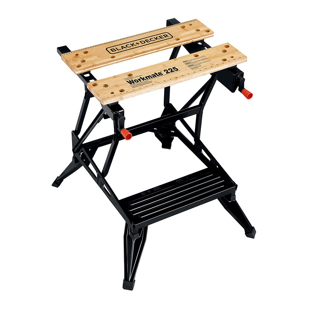 BLACK+DECKER Portable Work Bench and Vise (WM225-A) BLACK+DECKER