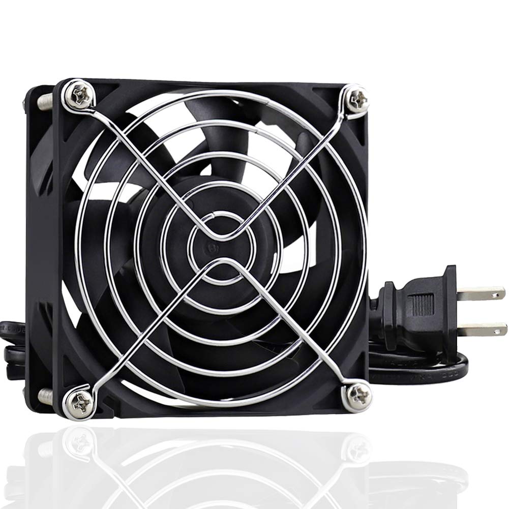 GDSIME AXIAL 8025, New Muffin Fan, 110V 115V 120V 220V 240V AC 80mm Fan, Ventilation Exhaust Projects Cooling Fan - WoodArtSupply