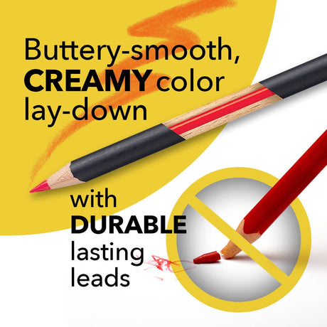 Castle Art Supplies 72 Colored Pencils Set | Quality Soft Core Colored Leads for Adult Artists, Professionals and Colorists | Protected and Organized Castle Art Supplies