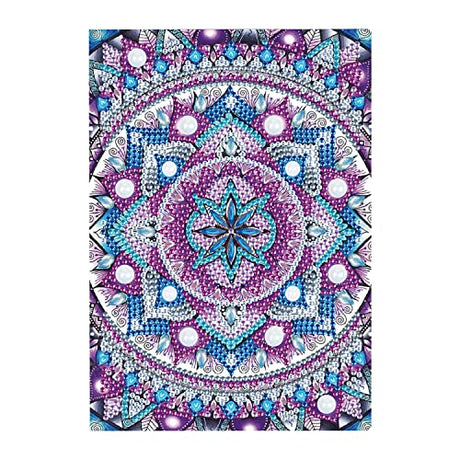 5D DIY Special Shape Diamond Painting Notebook Embroidery Sketchbook Diamond Painting Mosaic A5 Sketchbook Journal Notebook Rhinestone Art Hand Craft WoodArtSupply
