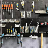 Daanxw 248PCS Pegboard Accessories Organizer Kit, Pegboard Bins, Pegboard Set for Tools, 1/8 and 1/4 inch Pegboard Hooks Assortment, Pegboard Bins, Daanxw
