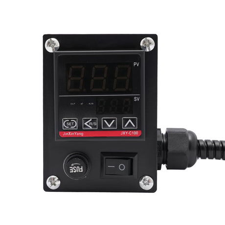 Adjustable Electric Branding Iron for Wood and Leather – 300W Temperature Control BINELUCOLU