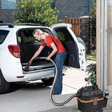 WECLEAN 4 Gallon 5.5 Peak HP Commercial Wet Dry Vacuum Cleaner Shop Vac for Outdoor Patio Wet & Dry Construction Shop Vac with Blower Gift for Father WECLEAN