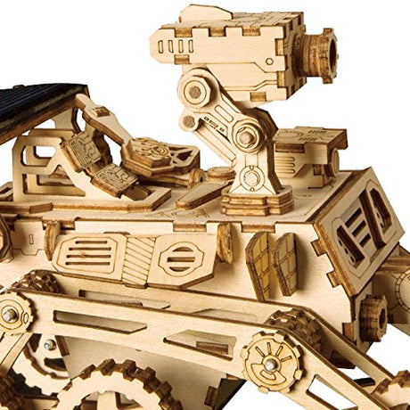 ROKR Solar-Powered 3D Wooden Puzzle Car Kit - Engaging Educational Toy for Creative Learning and Home Décor ROKR
