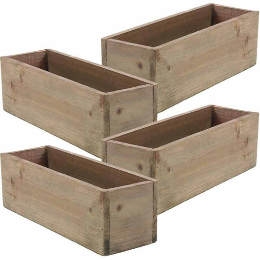 Wooden Planter Box, Rustic Barn Wood, Plastic Liner, Garden Decor, Restaurant and Wedding Decorations, Wedding Bouquets, Table Centerpiece,