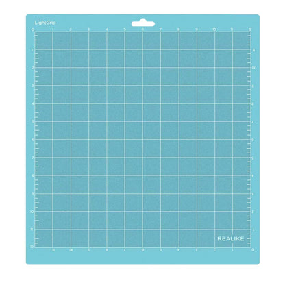 REALIKE 12x12 Lightgrip Cutting Mat for Cricut Maker 3/Maker/Explore 3/Air 2/Air/One(3 Mats), Gridded Adhesive Non-Slip Cut Mat for Crafts, Quilting, Sewing and All Arts