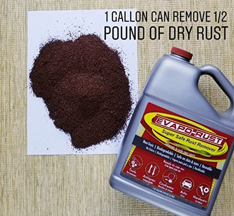 CRC Evapo-Rust, Heavy-Duty Rust Remover, Reusable, Acid-Free, Non-Corrosive, Water-based, 32 oz, Removes Rust to Bare Metal Evapo-Rust