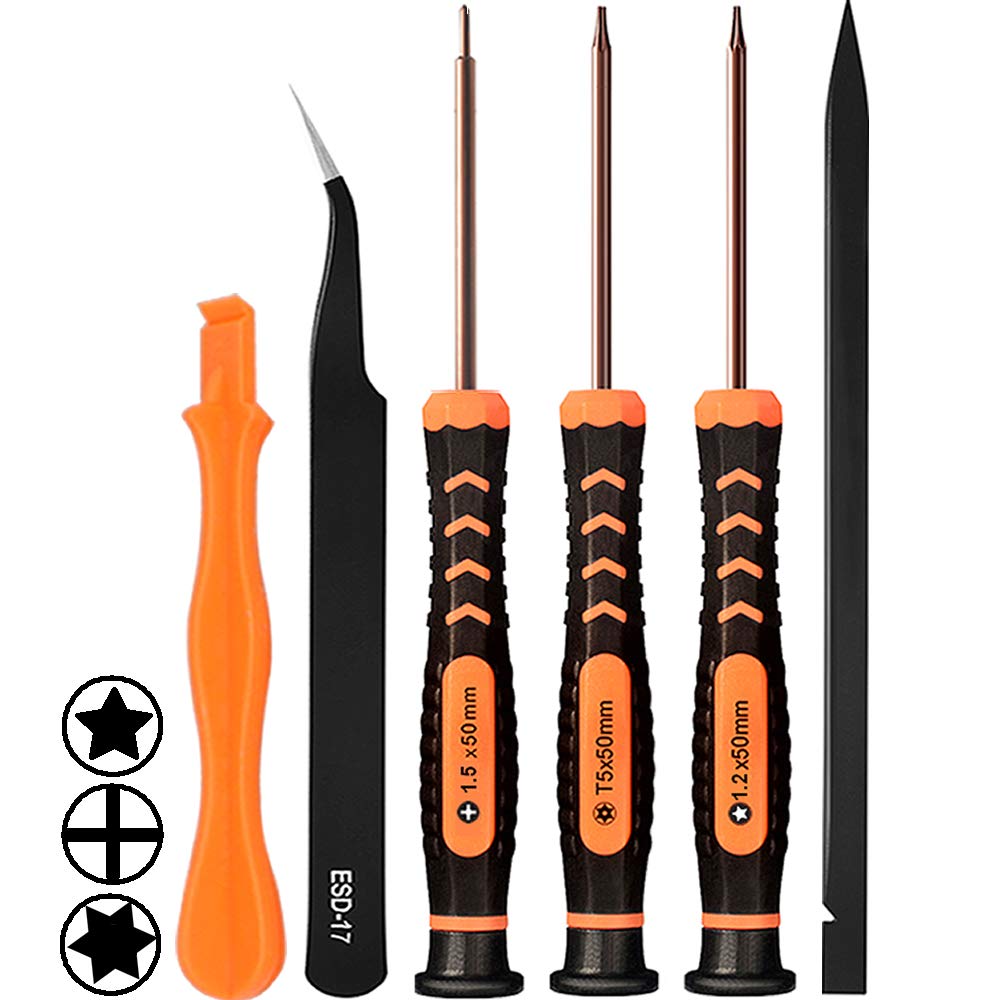 Repair Tool Kit for MacBook, TECKMAN Macbook Screwdriver Set with P5 Pentalobe Screwdriver,T5 Torx and Ph000 Phillips Screwdrivers for MacBook Air & TECKMAN