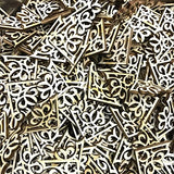 Amosfun 50pcs Solid Wood Carved Corner Onlay Furniture Home Decorations Unpainted Applique Gifts DIY Amosfun