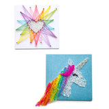 Craft-tastic – String Art – Craft Kit Makes 2 Large Canvases – Unicorn Edition Craft-tastic