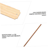 VILLCASE 20 pcs Wooden Blank Bookmark Blank Bookmarks to Decorate Decorative Bookmark Unfinished Wooden Bookmarks DIY Book Page Marker Blank Wooden VILLCASE