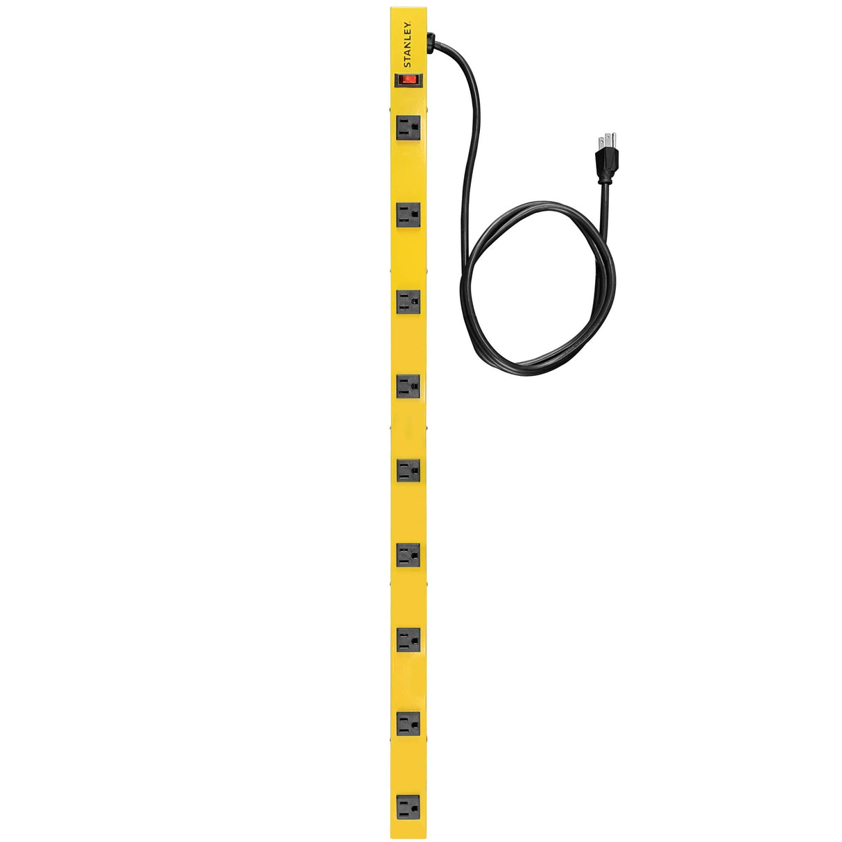 Stanley 31615 NCC31615 ShopMAX Pro 9-Outlet Surge-Protector Power Bar, 6-Foot Cord, Yellow Stanley