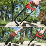 AIRAJ High-end Hacksaw Set, Universal Metal Hacksaw with 3 Different Hacksaw Blades, Best Hacksaw for Metal and Heavy Duty Hand Saw for Cutting Wood, AIRAJ