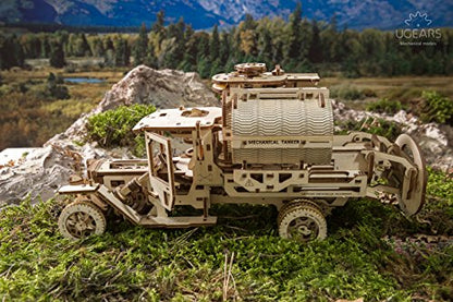 UGears Truck with Tanker Mechanical Wooden Model KIT 3D Puzzle Assembly