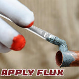 Lallisa 300 Pcs Acid Brush Bulk 3/8 Inch Wide Horsehair Acid Flux Brushes Epoxy Wood Glue Brush Tin Handle Disposable Glue Brushes for Soldering Lallisa