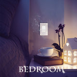 Bling Rhinestones Wall Plate Cover 2 Pcs Crystal Light Switch Cover Single 2 Gang Outlet Covers Shiny Faux Diamond Switch Plate Covers Duplex Outlet Yookeer