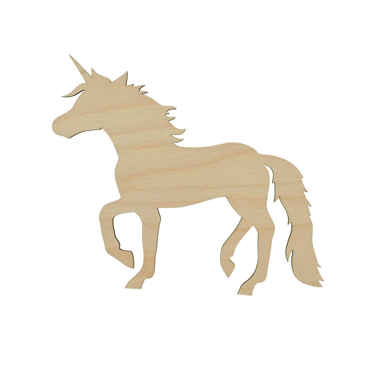 Essentials By Leisure Arts Arts Flat Wood Shape 24pc Unicorn Essentials By Leisure Arts