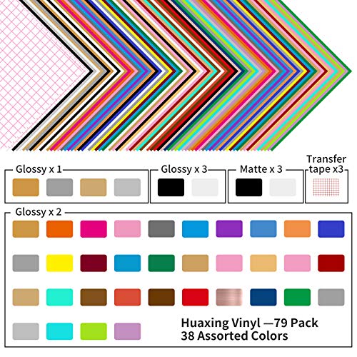  Permanent Vinyl - 20Pack Adhesive Vinyl Sheets Assorted Colors, Permanent  Vinyl Bundle for Cricut Machine, 12 x 11.8 Waterproof Outdoor Vinyl  Perfect for Home Decor Car Decal Sticker : Arts, Crafts