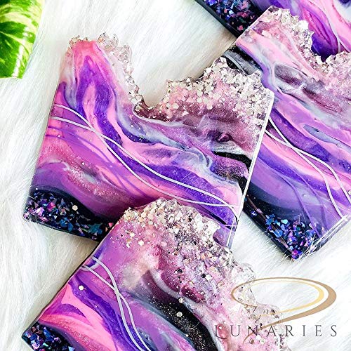 ResinWorld 4 inches Resin Coaster Molds, Silicone Coaster Molds for Epoxy Resin, Geode Mold for Making Agate Coasters, Cup Mats ResinWorld