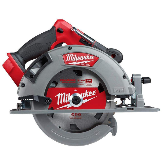 Milwaukee 2732-20 M18 Fuel 18 Volt Lithium-Ion 15 Amp 7-1/4 Inch Cordless Circular Saw (Tool Only) (Non-Retail Packaging) - WoodArtSupply