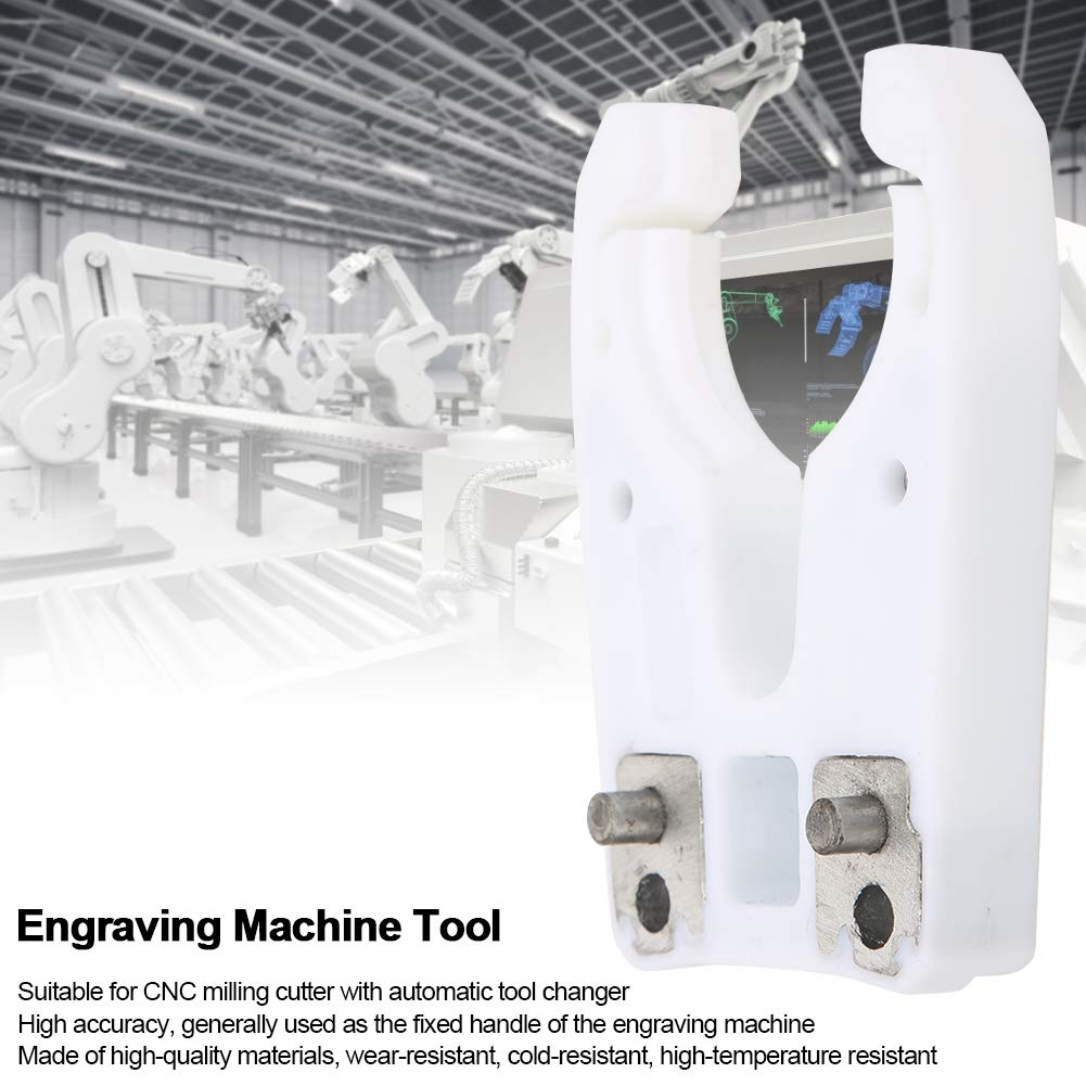 Walfront ISO30 Tool Holder Clamp ABS Flame Proof Rubber Claw Automatic Tool for CNC Lathe Engraving Machine, Sport Control Walfront