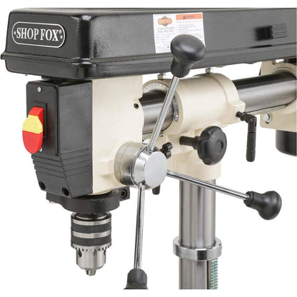 SHOP FOX W1669 1/2-Horsepower Benchtop Radial Drill Press - WoodArtSupply