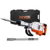 VEVOR Demolition Jack Hammer, MAX 3500W Jack Hammer Concrete Breaker, 1900 BPM Heavy Duty Electric Jack Hammer, 2pcs Chisel with Gloves & 360°C VEVOR