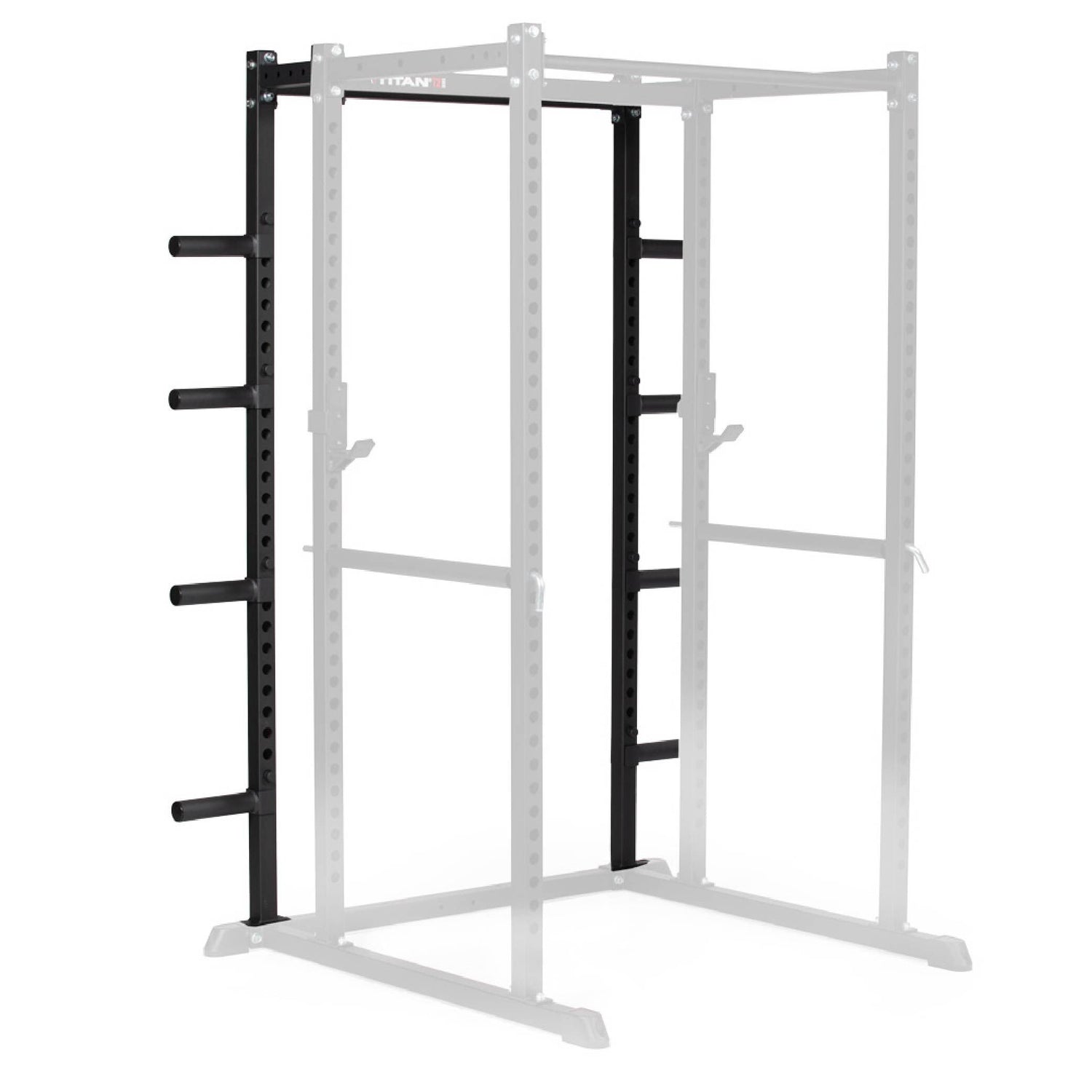 Titan Fitness T-2 Series 83" Tall 10" Depth Power Rack Extension Kit, 440 LB Capacity Extension Cage, Multifunctional Workout Weight Rack with Weight Titan Fitness