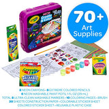 Crayola Trolls World Tour, Neon Create & Color Art Set, Over 70 Art Supplies, Gift for Kids, 5, 6, 7, 8 Crayola