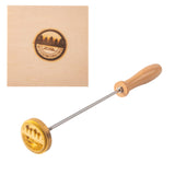 Personalised Deironply Wood Branding Iron - Custom Brass Stamp with Handle for Unique Crafting Deironply