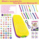 134pcs Friendship Bracelet Making Kit Toys for Teen Girls, Ages 6 7 8 9 10 11 12 Year Old Girl Gifts, Birthday or Party Present Arts and Crafts Gimp Yazhiji