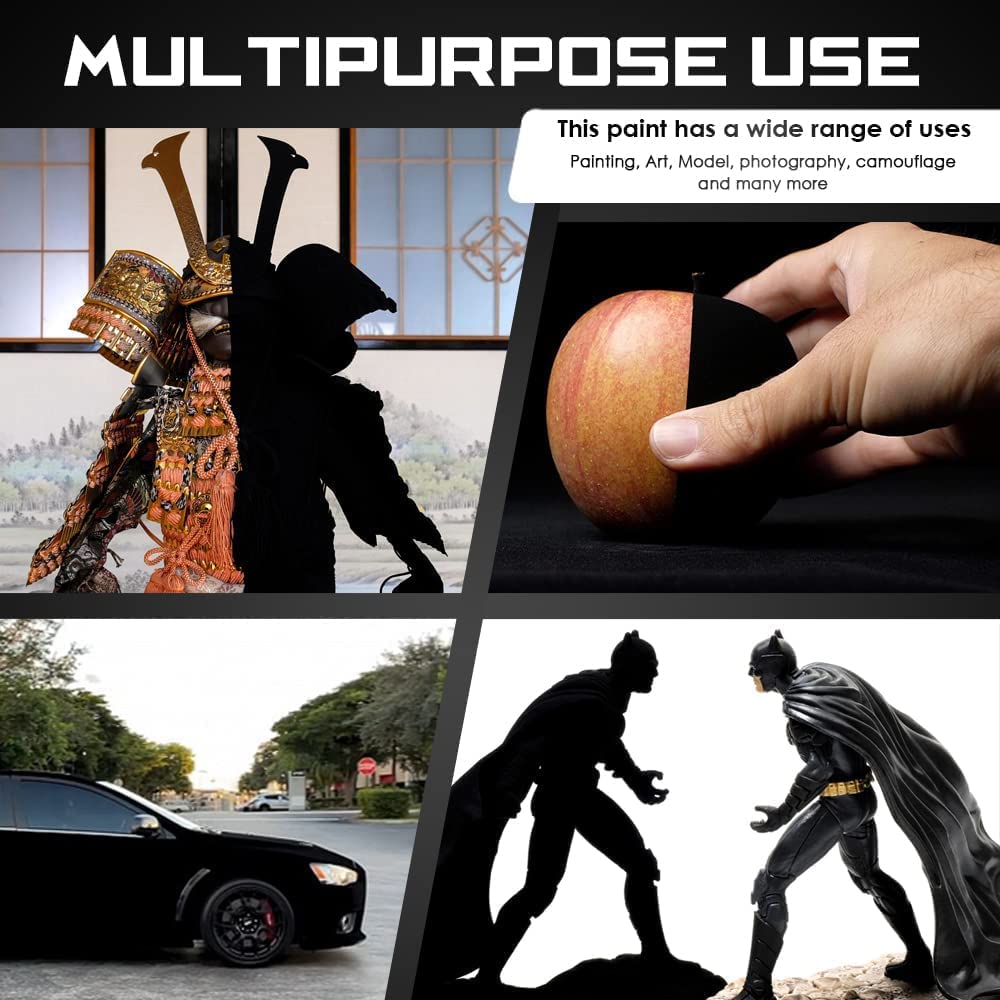 Musou Black Water-based Acrylic Paint - 100ml - Made in Japan - Blackest Black in the World KOYO ORIENT JAPAN CO.,LTD.