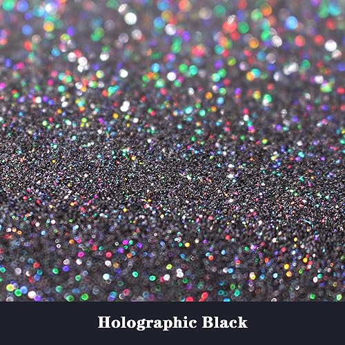 Holographic Fine Glitter for Epoxy Resin DIY Craft,ANGXILIN High Capacity 260g Shaker Bottle Fine Glitter for Nail Art Face Body Make Up,Tumblers - WoodArtSupply