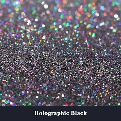 Holographic Fine Glitter for Epoxy Resin DIY Craft,ANGXILIN High Capacity 260g Shaker Bottle Fine Glitter for Nail Art Face Body Make Up,Tumblers - WoodArtSupply