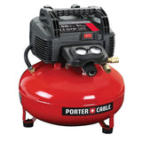 PORTER-CABLE Air Compressor, 6-Gallon, Pancake, Oil-Free (C2002-ECOM) PORTER-CABLE