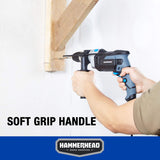 Hammerhead 7.5-Amp 1/2 Inch Variable Speed Hammer Drill with 6pcs Bit - HAHD075 Hammerhead