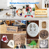 Comgrow Z1 Laser Engraving Machine 5W Output Power, Laser Cutter and Engraver Machine 24V Compressed Spot 10000mm/min with Eye Protection for Wood Comgrow